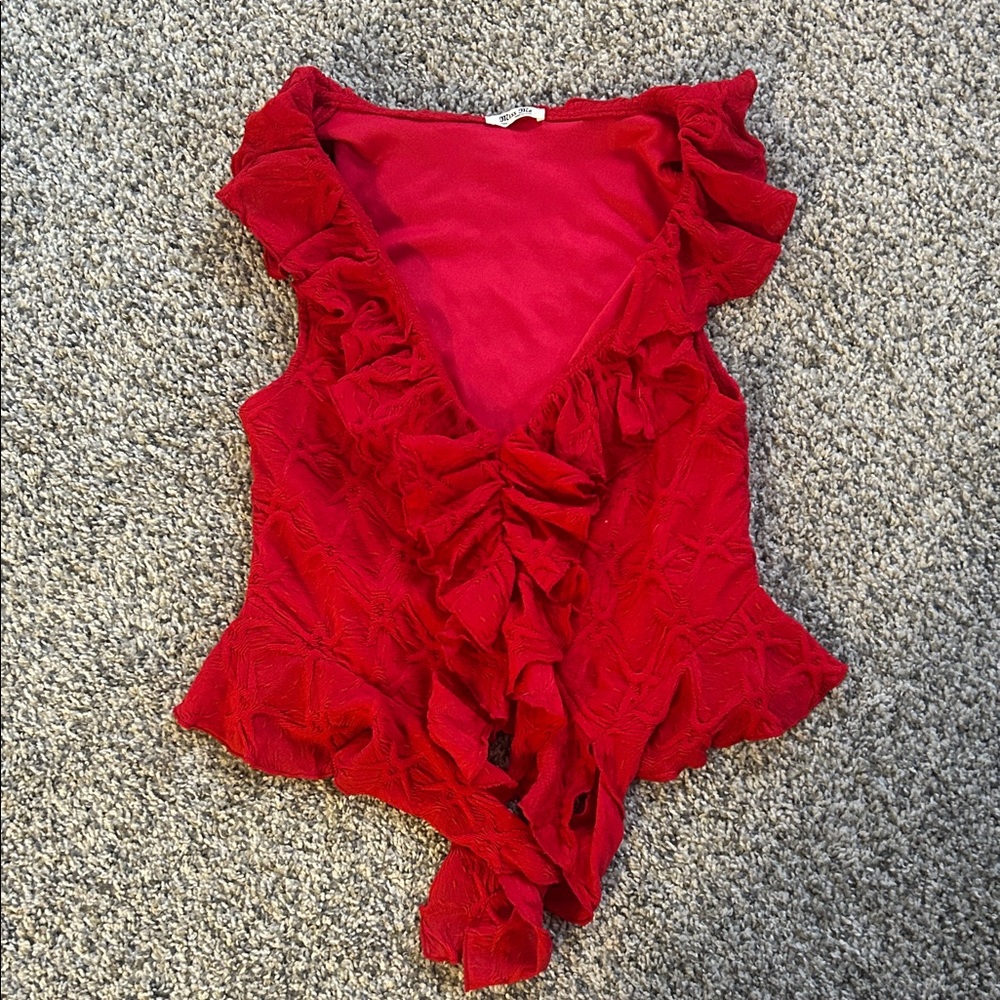 Miss Me Red Top